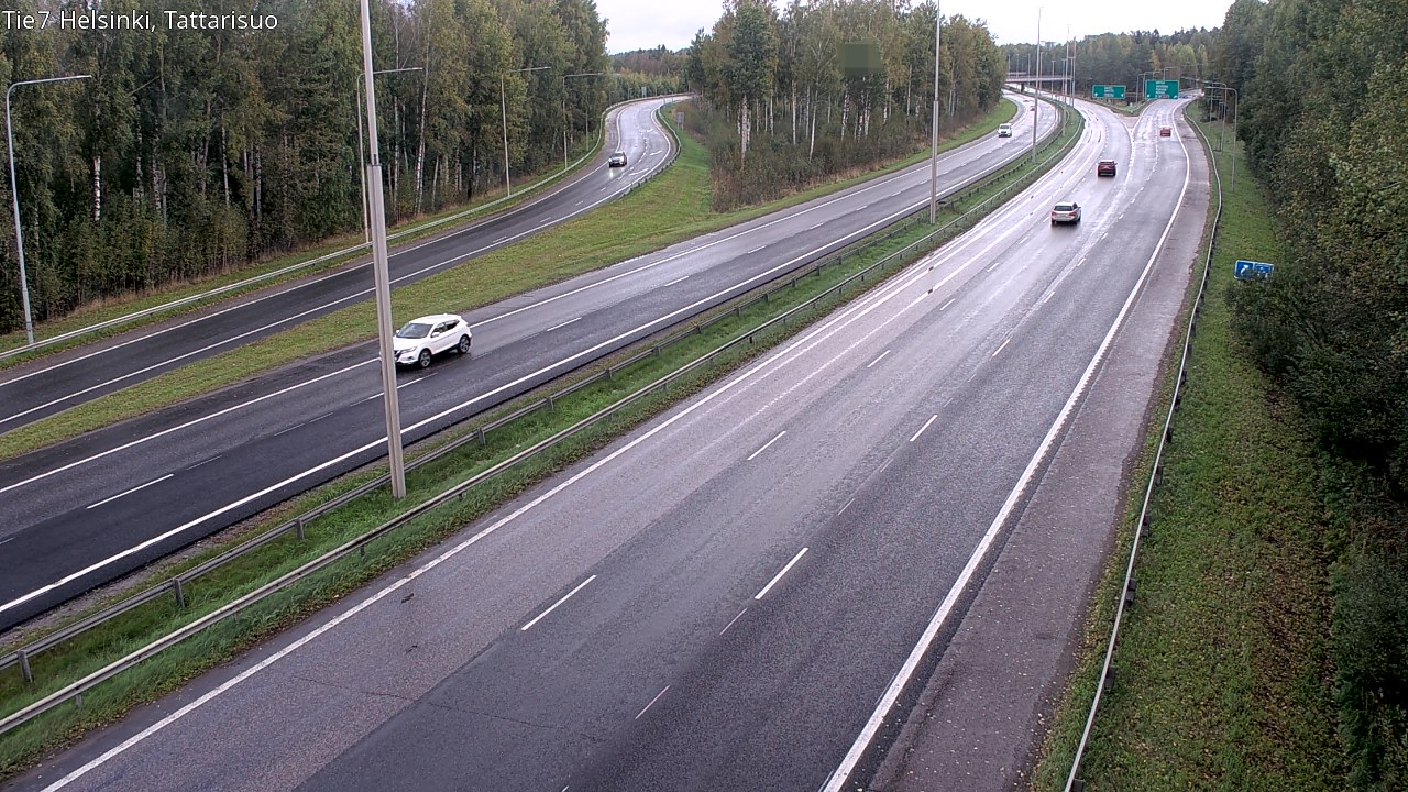 Weather Camera Image Road 4 Helsinki, Tattarisuo, Helsinki, Uusimaa