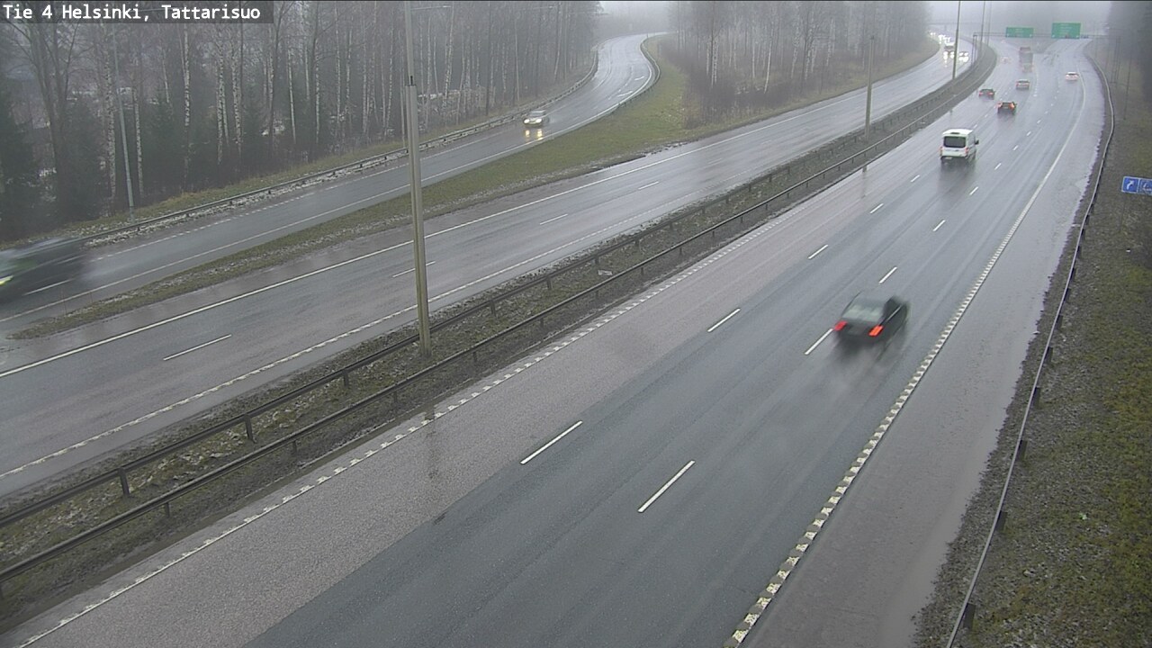 Weather Camera Image Väg 4 Helsingfors, Tattarmossen, Helsinki, Uusimaa