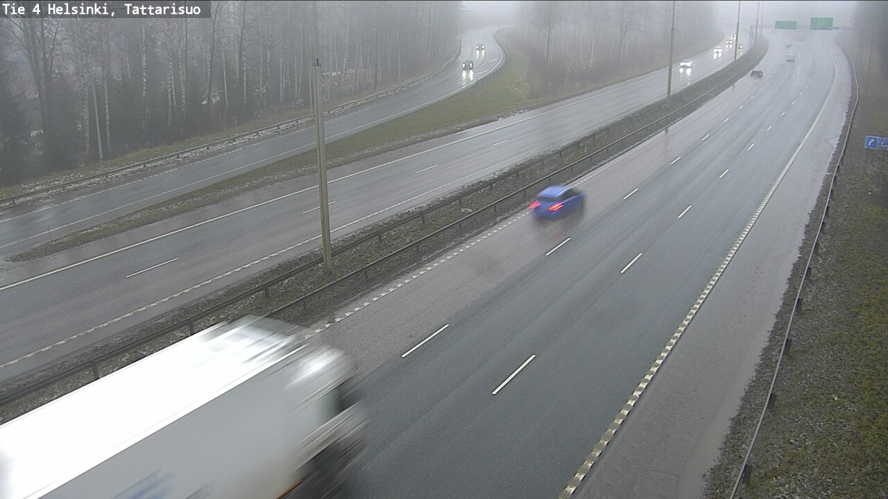Weather Camera Image Väg 4 Helsingfors, Tattarmossen, Helsinki, Uusimaa