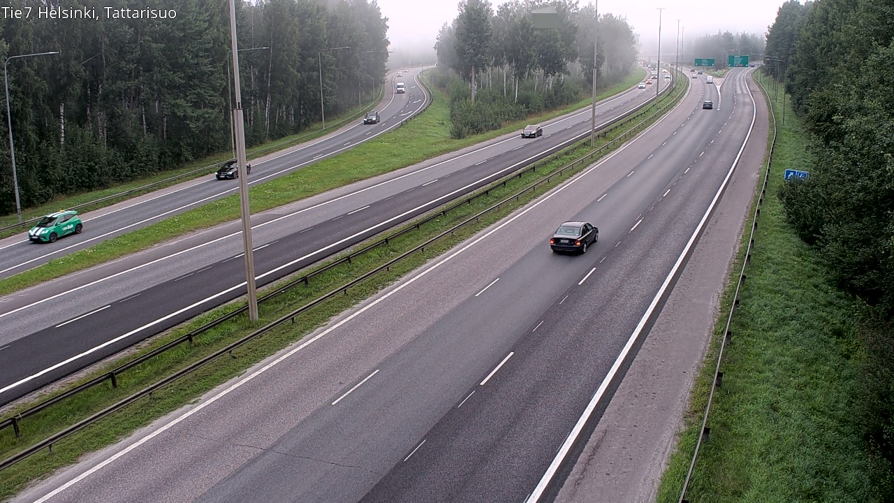 Weather Camera Image Road 4 Helsinki, Tattarisuo, Helsinki, Uusimaa