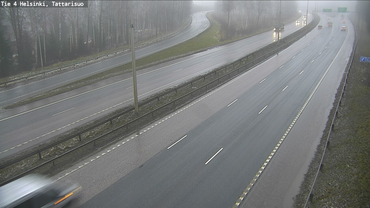 Weather Camera Image Väg 4 Helsingfors, Tattarmossen, Helsinki, Uusimaa