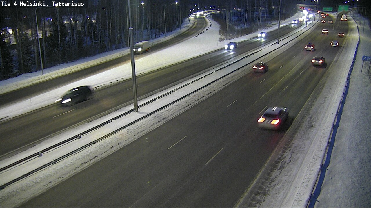 Weather Camera Image Väg 4 Helsingfors, Tattarmossen, Helsinki, Uusimaa