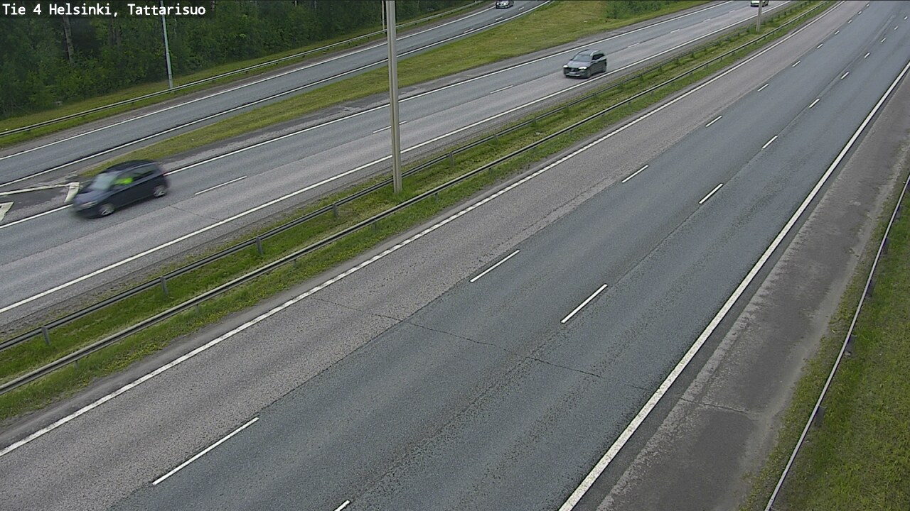 Weather Camera Image Väg 4 Helsingfors, Tattarmossen, Helsinki, Uusimaa