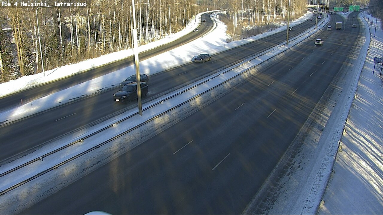 Weather Camera Image Väg 4 Helsingfors, Tattarmossen, Helsinki, Uusimaa