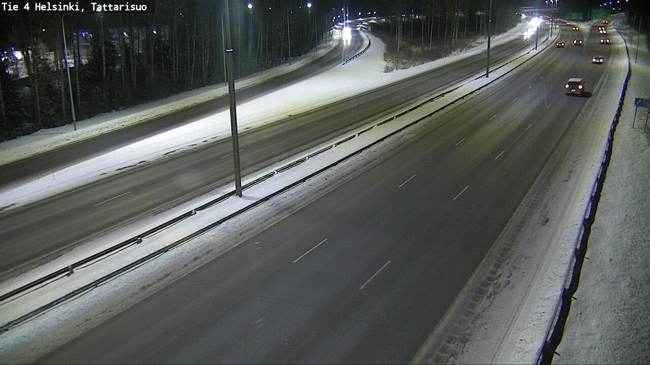 Weather Camera Image Road 4 Helsinki, Tattarisuo, Helsinki, Uusimaa