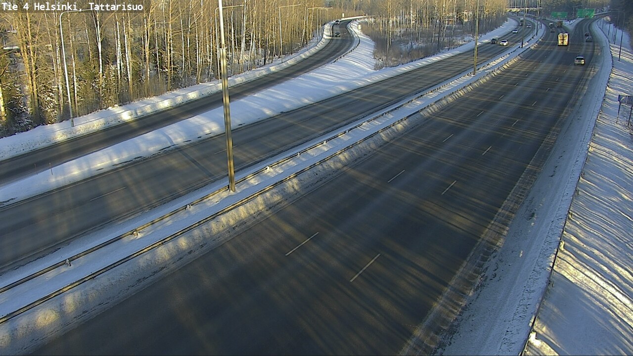 Weather Camera Image Väg 4 Helsingfors, Tattarmossen, Helsinki, Uusimaa