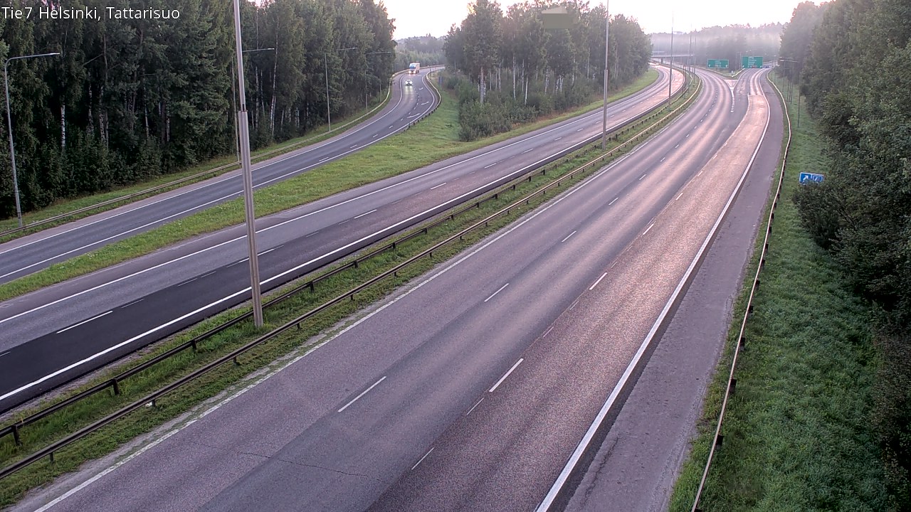 Weather Camera Image Väg 4 Helsingfors, Tattarmossen, Helsinki, Uusimaa