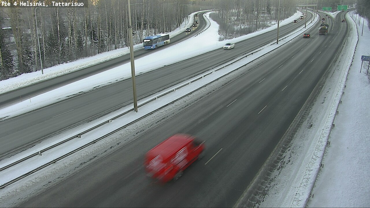 Weather Camera Image Väg 4 Helsingfors, Tattarmossen, Helsinki, Uusimaa