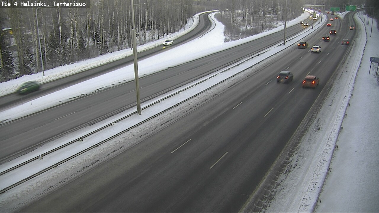 Weather Camera Image Väg 4 Helsingfors, Tattarmossen, Helsinki, Uusimaa