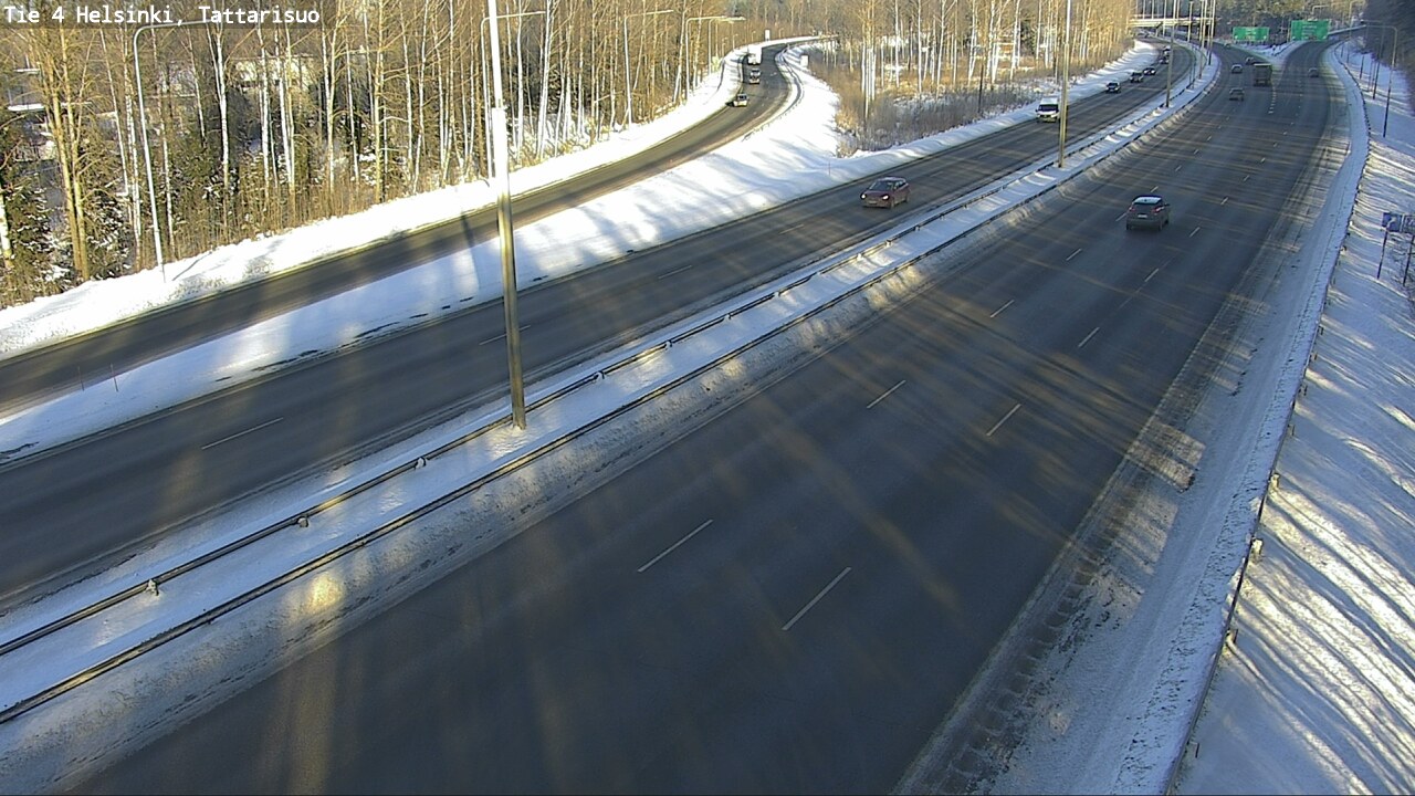 Weather Camera Image Väg 4 Helsingfors, Tattarmossen, Helsinki, Uusimaa