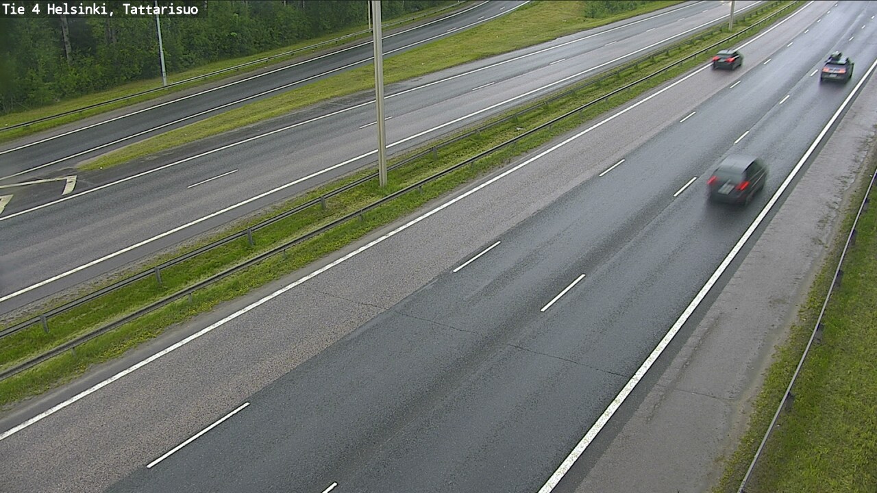 Weather Camera Image Väg 4 Helsingfors, Tattarmossen, Helsinki, Uusimaa