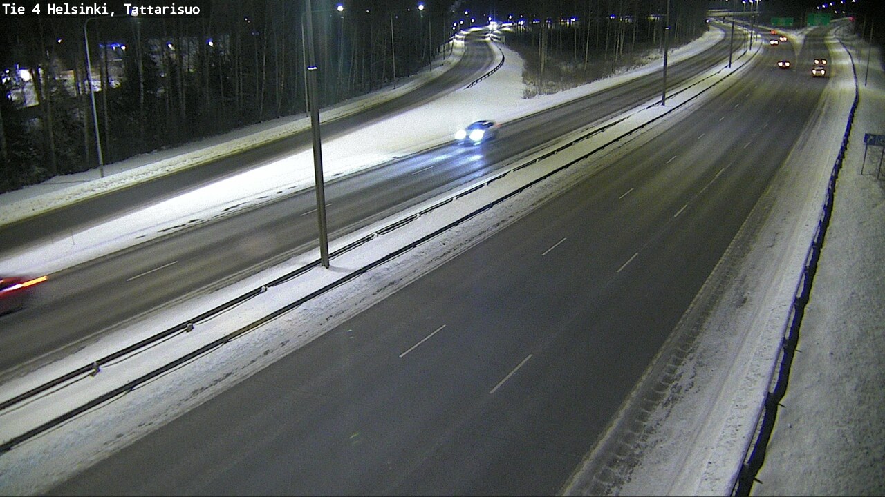 Weather Camera Image Väg 4 Helsingfors, Tattarmossen, Helsinki, Uusimaa