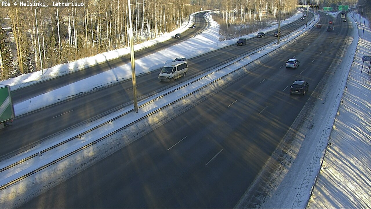 Weather Camera Image Väg 4 Helsingfors, Tattarmossen, Helsinki, Uusimaa