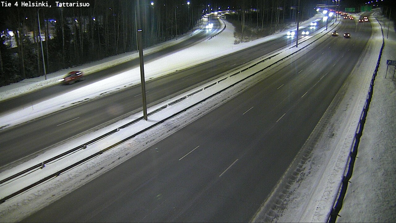 Weather Camera Image Väg 4 Helsingfors, Tattarmossen, Helsinki, Uusimaa