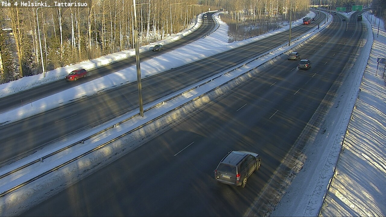 Weather Camera Image Väg 4 Helsingfors, Tattarmossen, Helsinki, Uusimaa