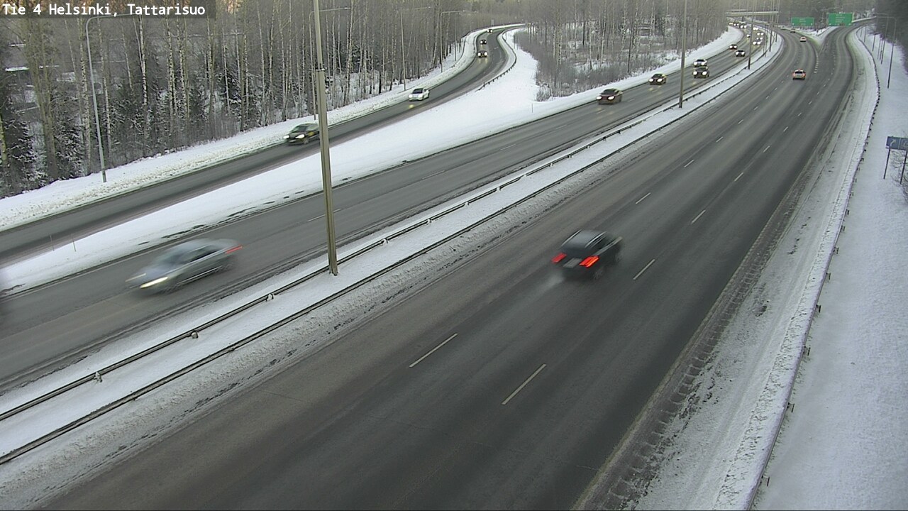 Weather Camera Image Väg 4 Helsingfors, Tattarmossen, Helsinki, Uusimaa
