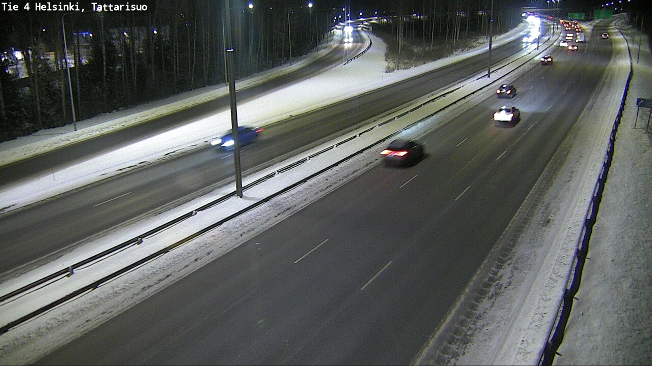 Weather Camera Image Väg 4 Helsingfors, Tattarmossen, Helsinki, Uusimaa