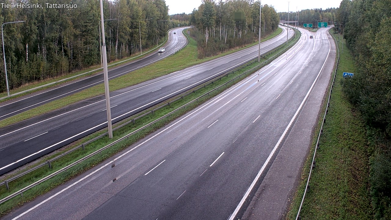 Weather Camera Image Road 4 Helsinki, Tattarisuo, Helsinki, Uusimaa
