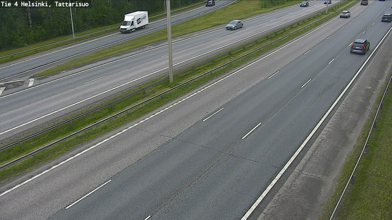 Weather Camera Image Väg 4 Helsingfors, Tattarmossen, Helsinki, Uusimaa