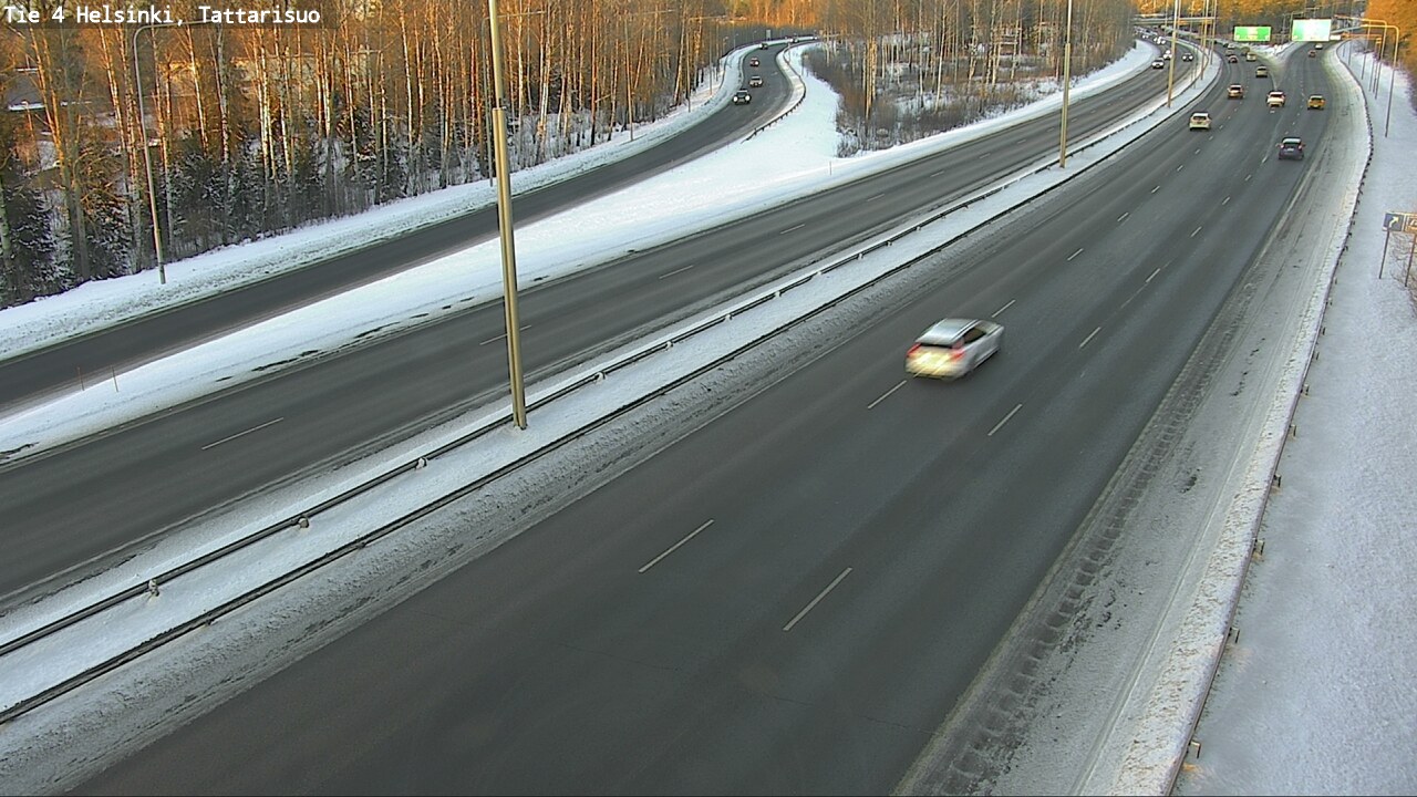 Weather Camera Image Road 4 Helsinki, Tattarisuo, Helsinki, Uusimaa