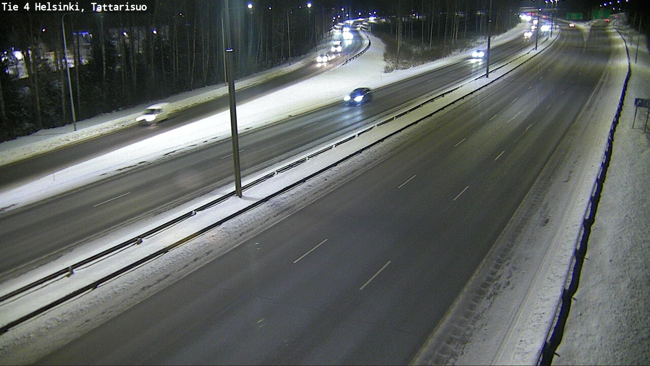 Weather Camera Image Road 4 Helsinki, Tattarisuo, Helsinki, Uusimaa