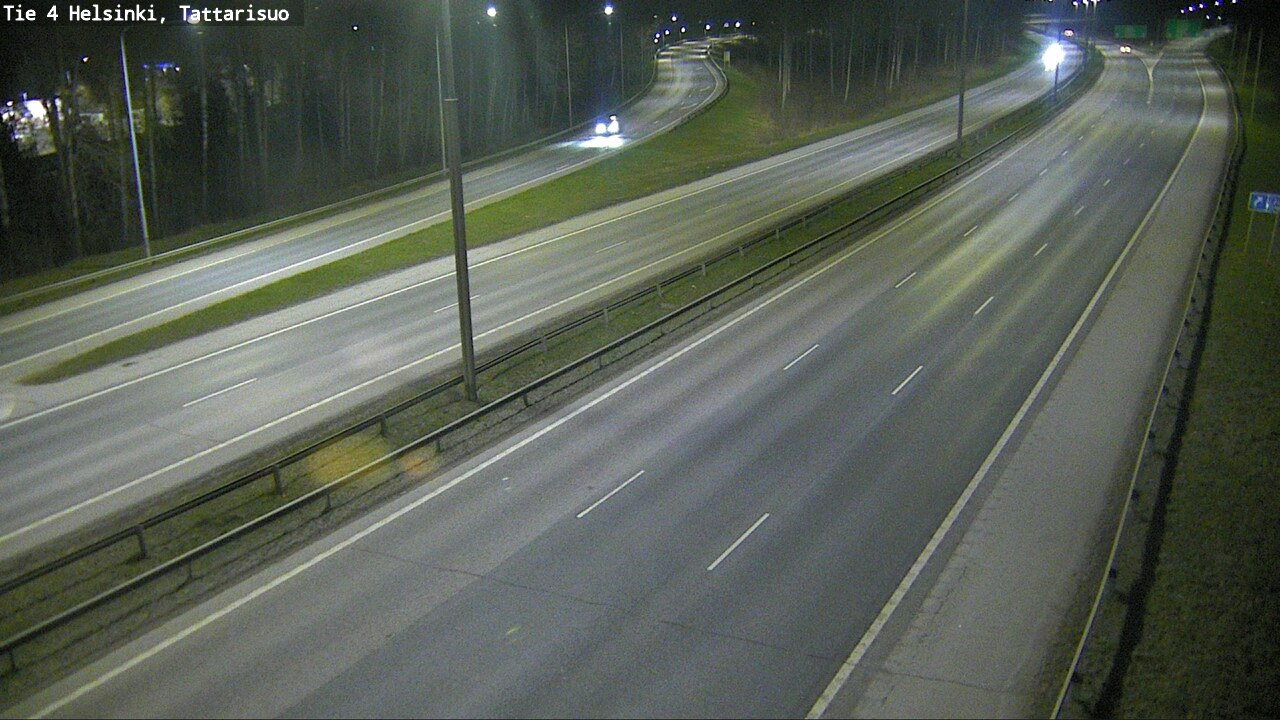 Weather Camera Image Road 4 Helsinki, Tattarisuo, Helsinki, Uusimaa