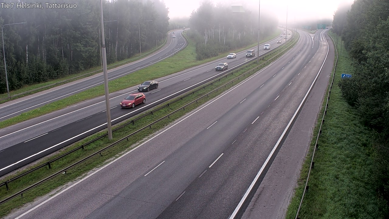 Weather Camera Image Väg 4 Helsingfors, Tattarmossen, Helsinki, Uusimaa