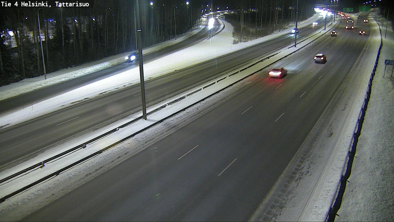 Weather Camera Image Road 4 Helsinki, Tattarisuo, Helsinki, Uusimaa