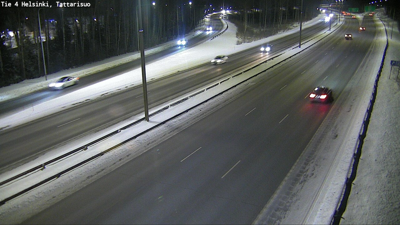 Weather Camera Image Road 4 Helsinki, Tattarisuo, Helsinki, Uusimaa