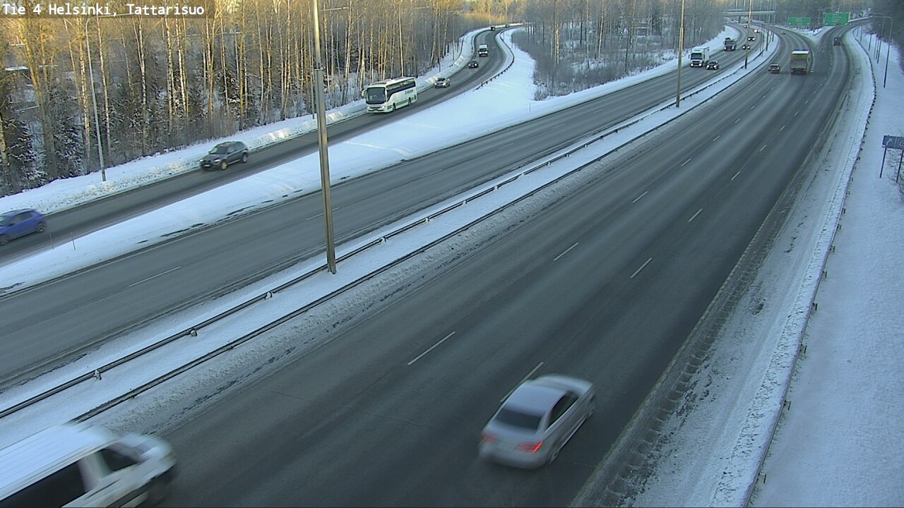 Weather Camera Image Väg 4 Helsingfors, Tattarmossen, Helsinki, Uusimaa