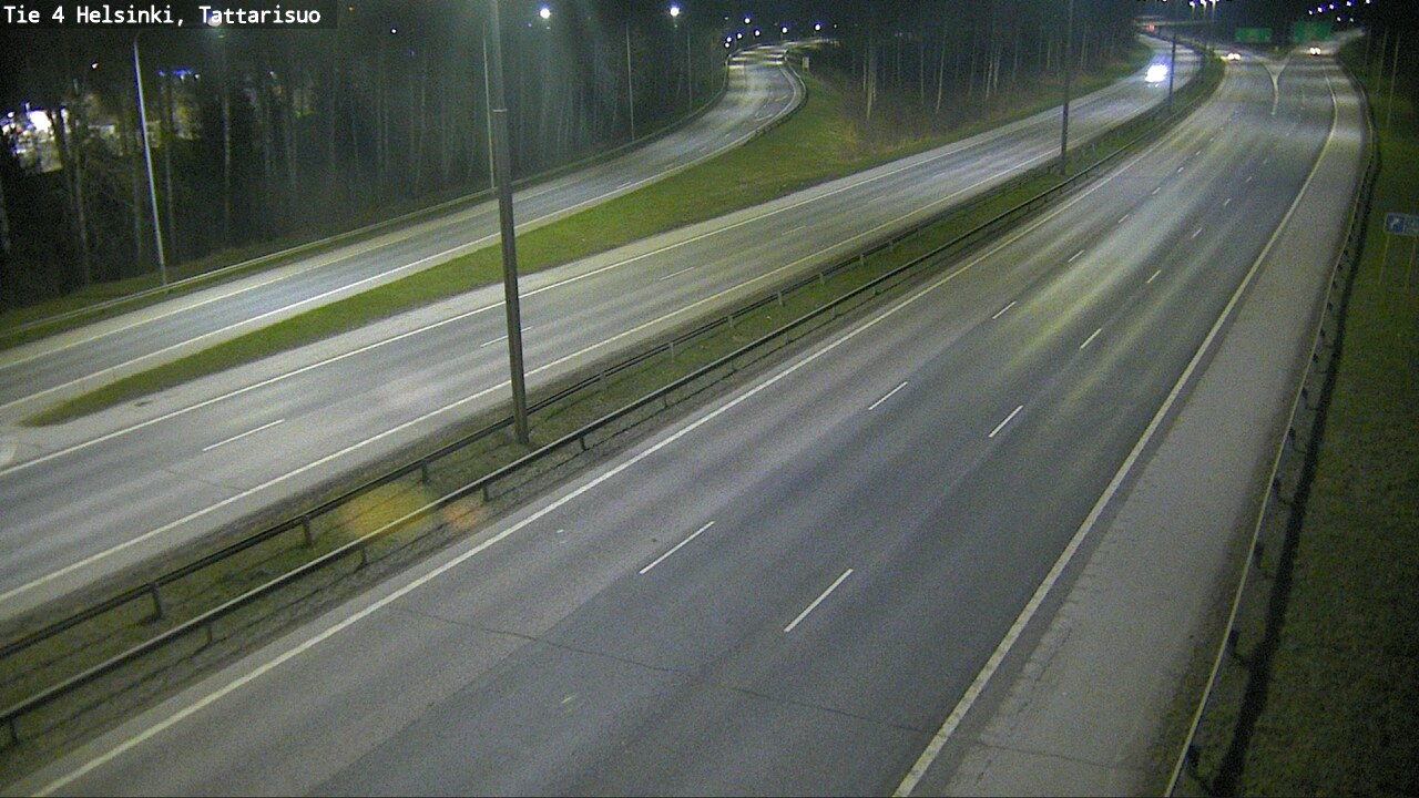 Weather Camera Image Road 4 Helsinki, Tattarisuo, Helsinki, Uusimaa