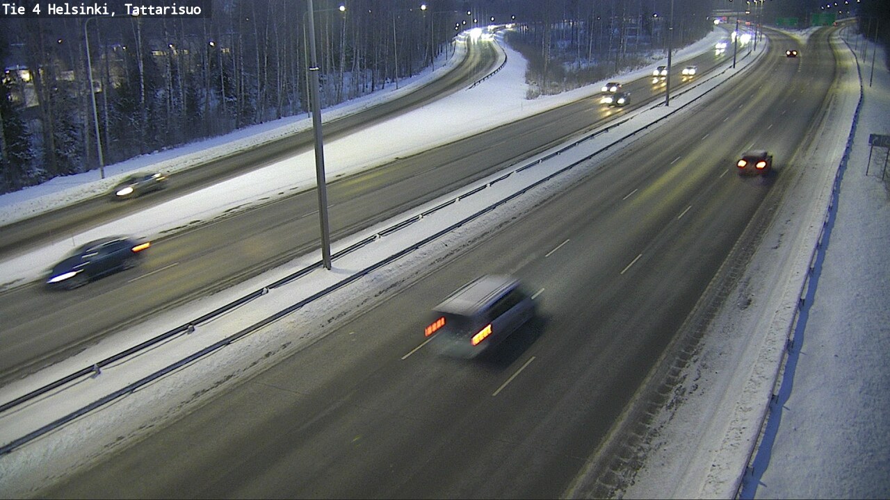 Weather Camera Image Väg 4 Helsingfors, Tattarmossen, Helsinki, Uusimaa