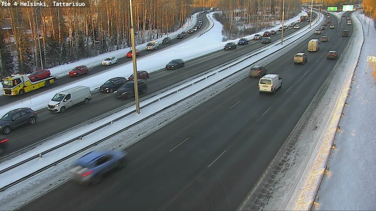 Weather Camera Image Väg 4 Helsingfors, Tattarmossen, Helsinki, Uusimaa