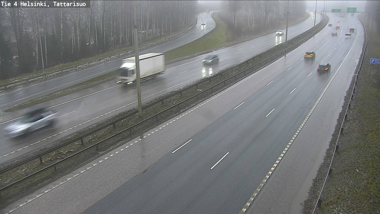 Weather Camera Image Väg 4 Helsingfors, Tattarmossen, Helsinki, Uusimaa