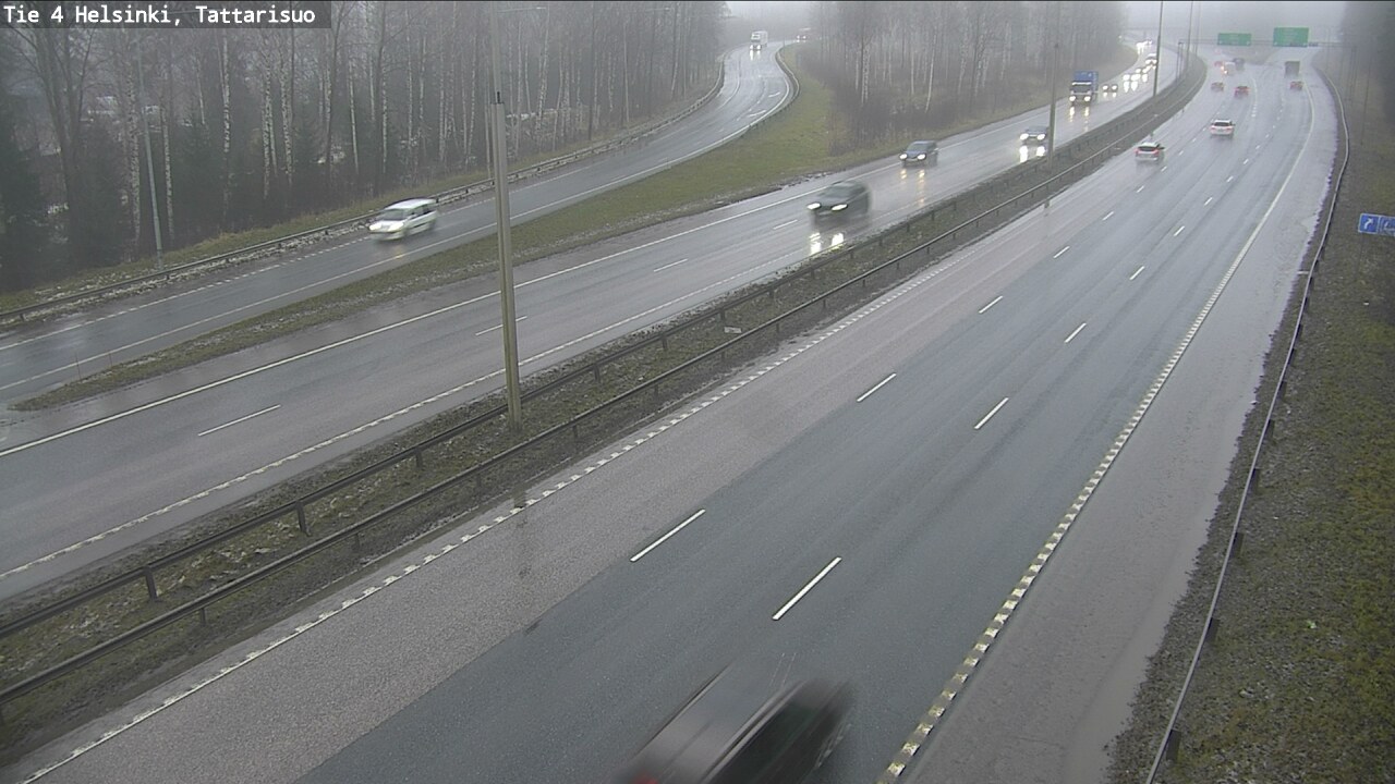 Weather Camera Image Väg 4 Helsingfors, Tattarmossen, Helsinki, Uusimaa