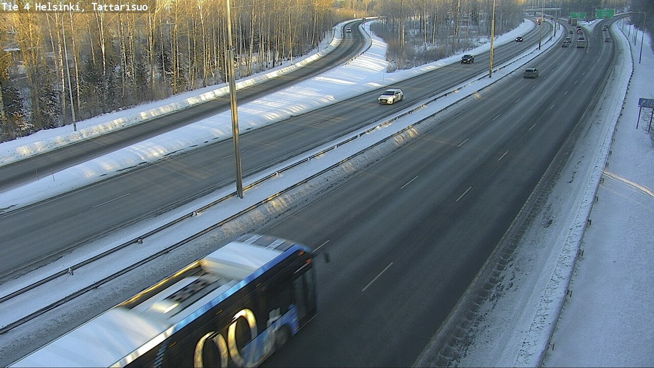 Weather Camera Image Väg 4 Helsingfors, Tattarmossen, Helsinki, Uusimaa