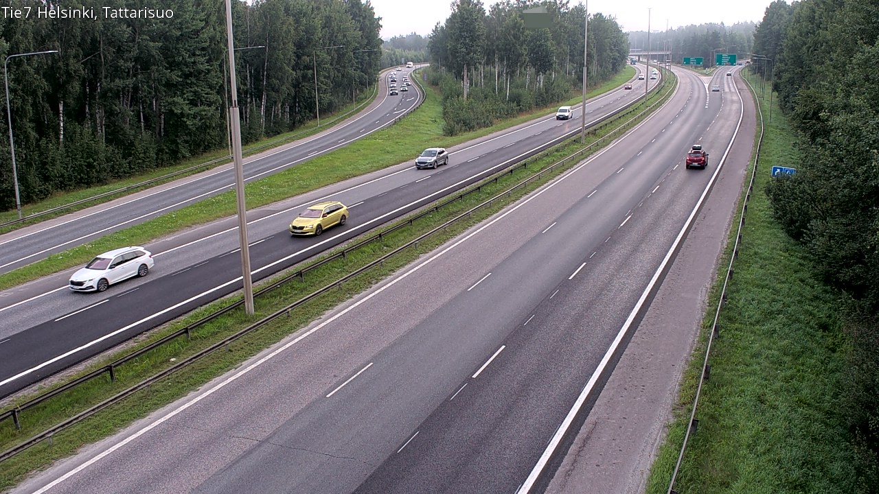 Weather Camera Image Road 4 Helsinki, Tattarisuo, Helsinki, Uusimaa