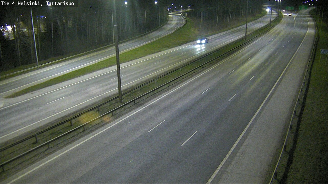 Weather Camera Image Road 4 Helsinki, Tattarisuo, Helsinki, Uusimaa