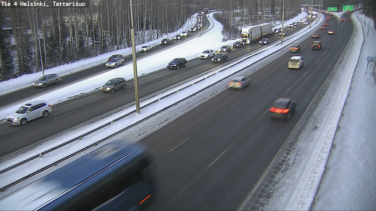 Weather Camera Image Väg 4 Helsingfors, Tattarmossen, Helsinki, Uusimaa