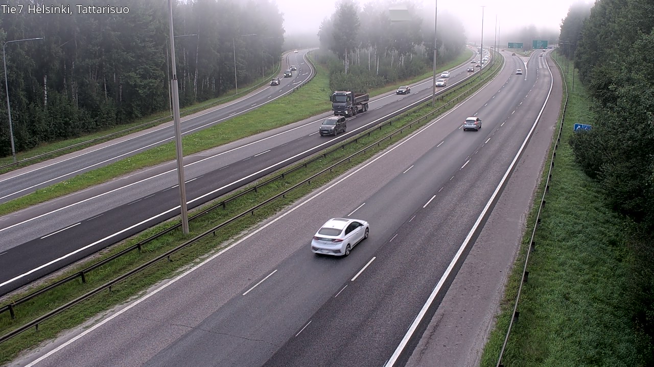 Weather Camera Image Road 4 Helsinki, Tattarisuo, Helsinki, Uusimaa