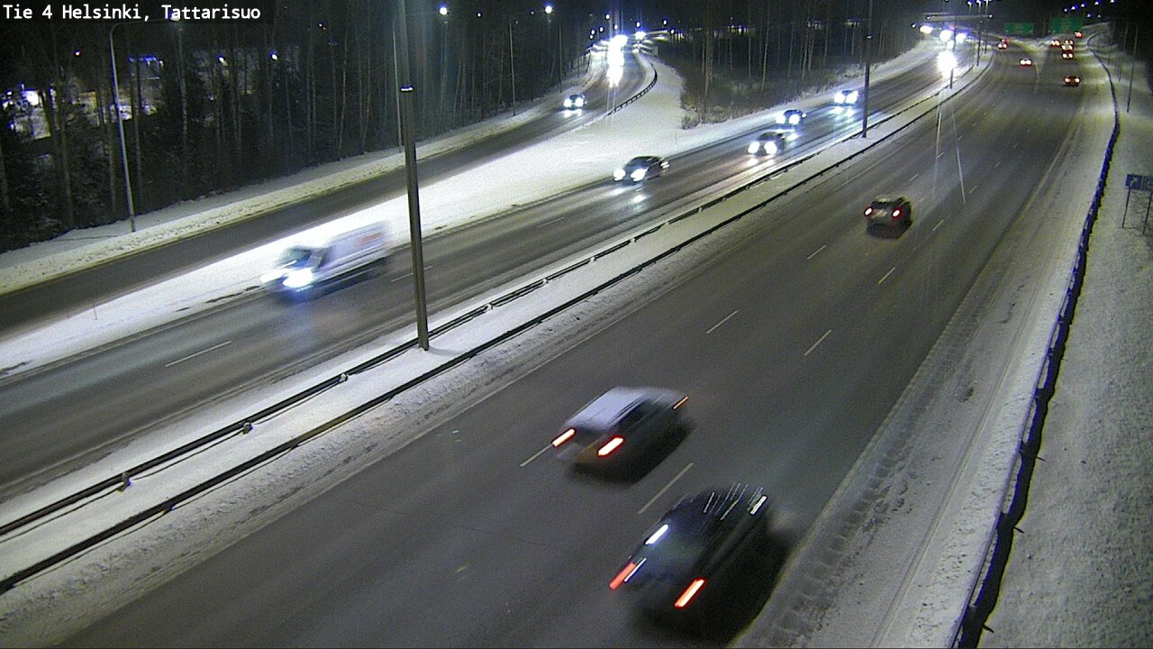 Weather Camera Image Road 4 Helsinki, Tattarisuo, Helsinki, Uusimaa