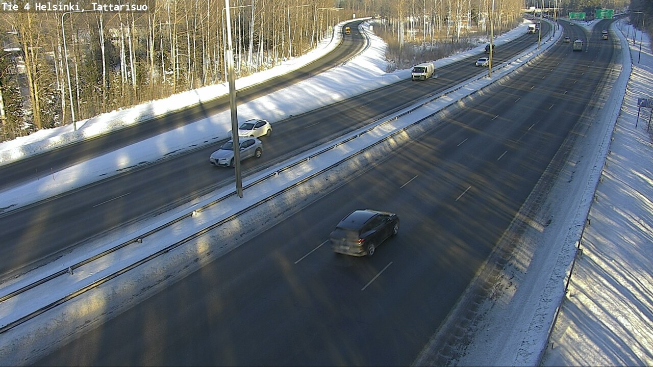 Weather Camera Image Väg 4 Helsingfors, Tattarmossen, Helsinki, Uusimaa