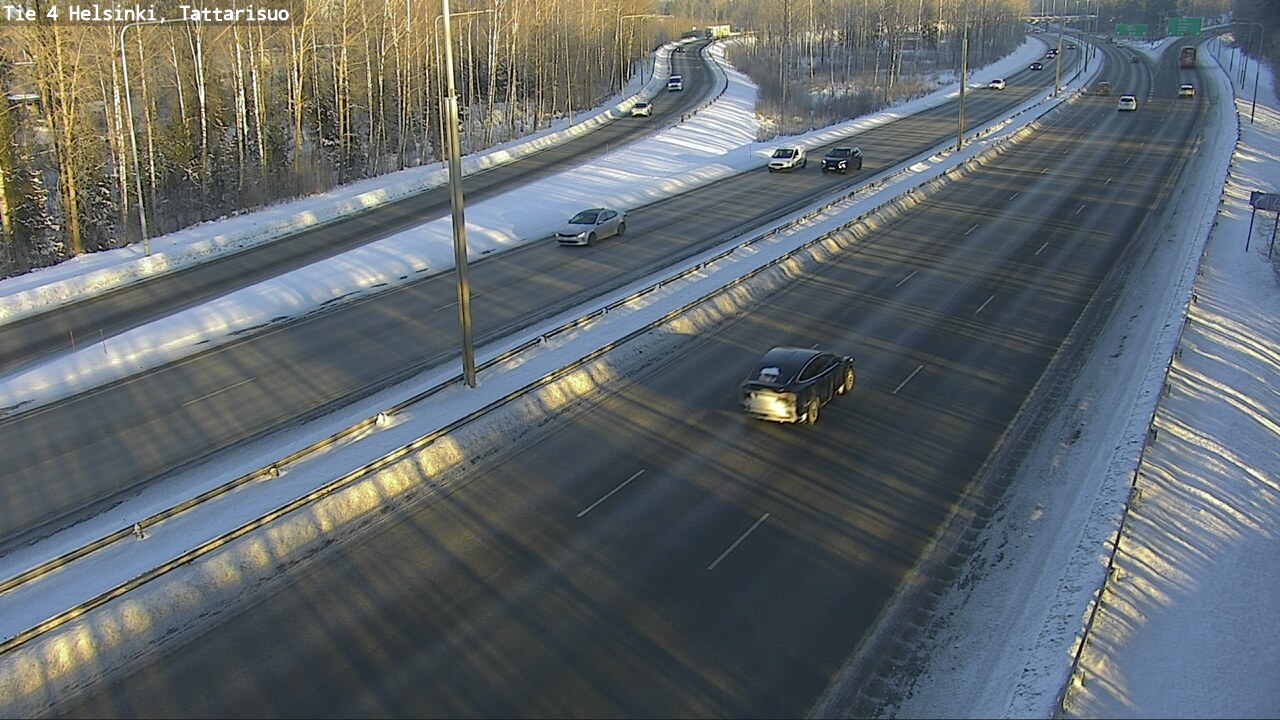 Weather Camera Image Väg 4 Helsingfors, Tattarmossen, Helsinki, Uusimaa