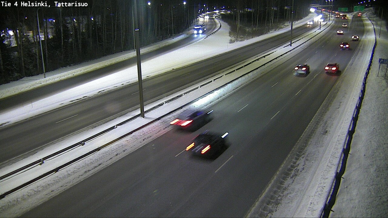 Weather Camera Image Väg 4 Helsingfors, Tattarmossen, Helsinki, Uusimaa