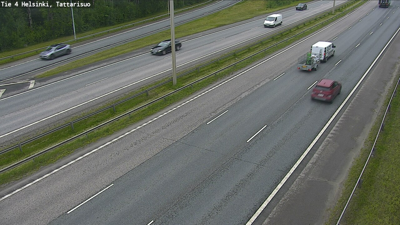 Weather Camera Image Väg 4 Helsingfors, Tattarmossen, Helsinki, Uusimaa