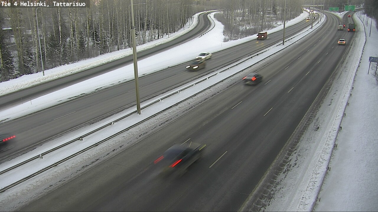 Weather Camera Image Väg 4 Helsingfors, Tattarmossen, Helsinki, Uusimaa