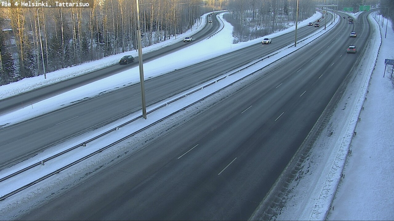 Weather Camera Image Väg 4 Helsingfors, Tattarmossen, Helsinki, Uusimaa