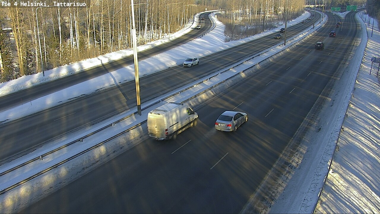 Weather Camera Image Väg 4 Helsingfors, Tattarmossen, Helsinki, Uusimaa