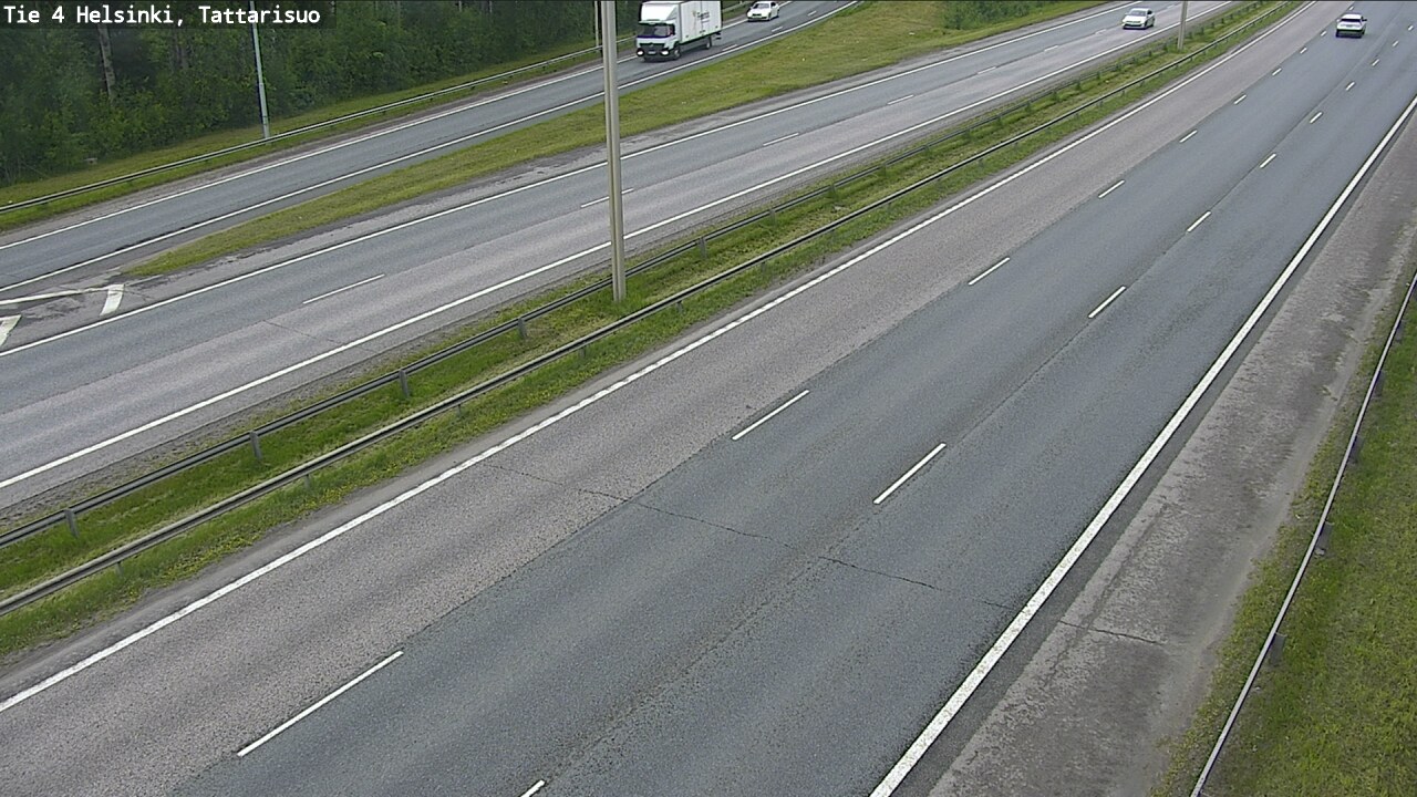Weather Camera Image Väg 4 Helsingfors, Tattarmossen, Helsinki, Uusimaa
