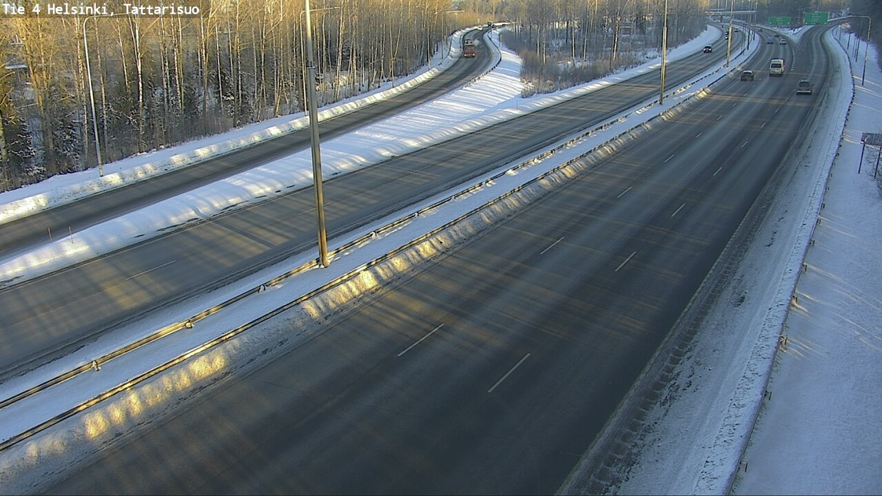 Weather Camera Image Väg 4 Helsingfors, Tattarmossen, Helsinki, Uusimaa